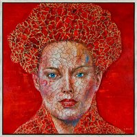 Katja Nordmeyer: Bild 'Maria' (2023) (Original / Unikat), gerahmt