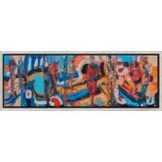 Klaus Dobrunz: Bild 'Ecke Aachener Mitte' (2021) (Original / Unikat), gerahmt