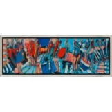 Klaus Dobrunz: Bild 'Ecke Aachener Rechts' (2021) (Original / Unikat), gerahmt