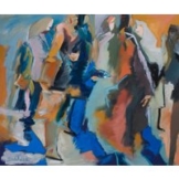 Klaus Dobrunz: Bild 'Gleis 29' (2009) (Original / Unikat), auf Keilrahmen