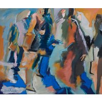 Klaus Dobrunz: Bild 'Gleis 29' (2009) (Original / Unikat), auf Keilrahmen