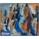 Klaus Dobrunz: Bild 'Gleis 29' (2009) (Original / Unikat), gerahmt