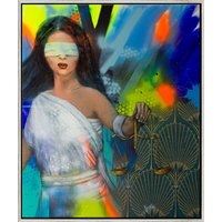 Kristin Preugschat: Bild 'Justitia' (2022) (Original / Unikat), gerahmt