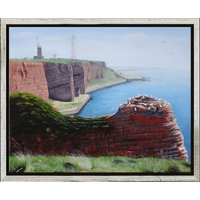 Leo Windeln: Bild 'Helgoland' (2017) (Original / Unikat), gerahmt