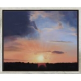 Leo Windeln: Bild 'Sonnenuntergang' (2018) (Original / Unikat), gerahmt