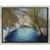 Leo Windeln: Bild 'Winterlandschaft am Weiher' (2024) (Original / Unikat), gerahmt