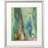 Lyonel Feininger: Bild 'Silbersternenbild' (1924), gerahmt