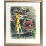 Marc Chagall: Bild 'Die Odyssee - Proteus' (1989), gerahmt