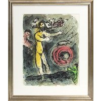 Marc Chagall: Bild 'Die Odyssee - Proteus' (1989), gerahmt