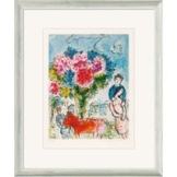 Marc Chagall: Bild 'Personnages fantastiques' (1974), gerahmt