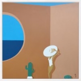 Marie Deforche: Bild 'Méditerranée #3' (2023) (Original / Unikat), gerahmt