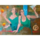 Marina Krasnitskaya: Bild 'Feelings' (2024) (Original / Unikat), auf Keilrahmen