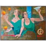 Marina Krasnitskaya: Bild 'Feelings' (2024) (Original / Unikat), gerahmt