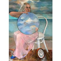 Marina Krasnitskaya: Bild 'Honeymoon' (2023) (Original / Unikat), auf Keilrahmen