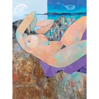 Marina Krasnitskaya: Bild 'Lethargie' (2019) (Original / Unikat), auf Keilrahmen