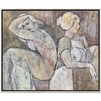 Marina Krasnitskaya: Bild 'Vermutung', gerahmt
