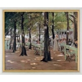 Max Liebermann: Bild 'Restaurant De Oude Vinck in Leiden' (1905), gerahmt
