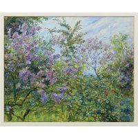 Max Slevogt: Bild 'Blühender Flieder' (um 1921), gerahmt