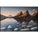 Michael Krähmer: Bild 'Bergsee XI' (2024), gerahmt