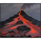 Michael Krähmer: Bild 'Vulkan V' (2009) (Original / Unikat), gerahmt
