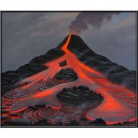 Michael Krähmer: Bild 'Vulkan V' (2009) (Original / Unikat), gerahmt