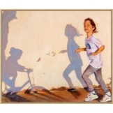Mo Kilders: Bild 'Shadow on the Wall VI' (2021) (Original / Unikat), gerahmt