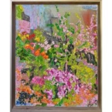 Monika Taffet: Bild 'Frühling' (2021) (Original / Unikat), gerahmt