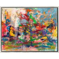 Nicole Leidenfrost: Bild 'Freizeit' (2021) (Original / Unikat), gerahmt