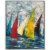 Olga Jonas: Bild 'Segelboote / Sailing 9' (2024) (Original / Unikat), gerahmt