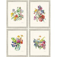 Oskar Kokoschka: 4 Bilder 'Sommersträuße' im Set