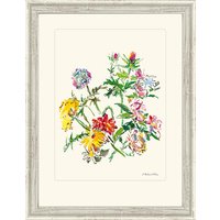 Oskar Kokoschka: Bild 'Sommerblumenstrauß mit Mannstreu', 1969, gerahmt