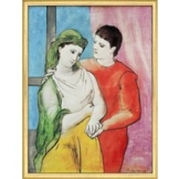 Pablo Picasso: Bild 'The Lovers' (1923), gerahmt