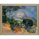 Paul Cézanne: Bild 'La Montagne Sainte-Victoire' (um 1894), gerahmt