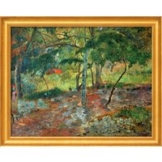 Paul Gauguin: Bild 'Tropische Landschaft auf Martinique' (1887), gerahmt