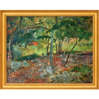 Paul Gauguin: Bild 'Tropische Landschaft auf Martinique' (1887), gerahmt