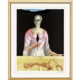 Paul Wunderlich: Bild 'Aglaia' - aus Grafikfolge 'Drei Grazien', gerahmt