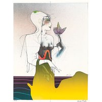 Paul Wunderlich: Bild 'Euphrosyne' - aus Grafikfolge 'Drei Grazien', ungerahmt