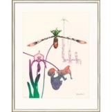 Paul Wunderlich: Bild 'Orchidee III', WVZ-Nr. 726, gerahmt