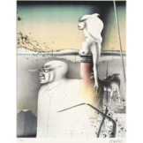 Paul Wunderlich: Bild 'Paar mit Hund' - aus Grafikfolge 'Lithografien II', ungerahmt