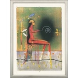 Paul Wunderlich: Bild 'Spiralenmaler', gerahmt
