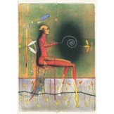 Paul Wunderlich: Bild 'Spiralenmaler', ungerahmt