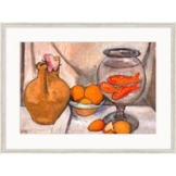 Paula Modersohn-Becker: Bild 'Stillleben mit Goldfischglas' (1906), gerahmt