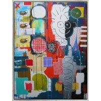 Peter Elsner: Bild 'Herbst auf Kampnagel' (Original / Unikat), gerahmt