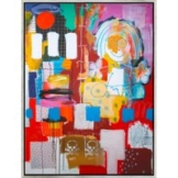 Peter Elsner: Bild 'Niemand' (2021) (Original / Unikat), gerahmt