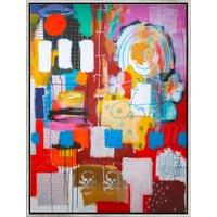 Peter Elsner: Bild 'Niemand' (2021) (Original / Unikat), gerahmt