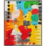 Peter Elsner: Bild 'Two are as weird as one' (2021) (Original / Unikat), gerahmt
