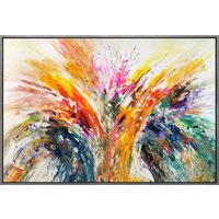 Peter Nottrott: Bild 'Splashing Colors' (2019) (Original / Unikat), gerahmt