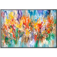 Peter Nottrott: Bild 'Summer Meadow XL' (2024) (Original / Unikat), gerahmt