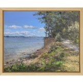 Peter Witt: Bild 'Brodtener Steilufer' (2025) (Original / Unikat), gerahmt