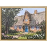 Peter Witt: Bild 'Friesenhaus' (2025) (Original / Unikat), gerahmt